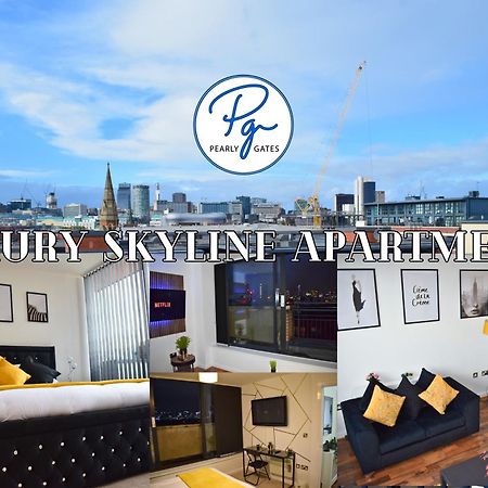 Penthouse - Amazing City Skyline Views - Balcony - Free Extra 2 Hours - Free Parking - Utilita Arena - Bullring Shopping - New St Station- Super King Size Bed Бирмингем Экстерьер фото